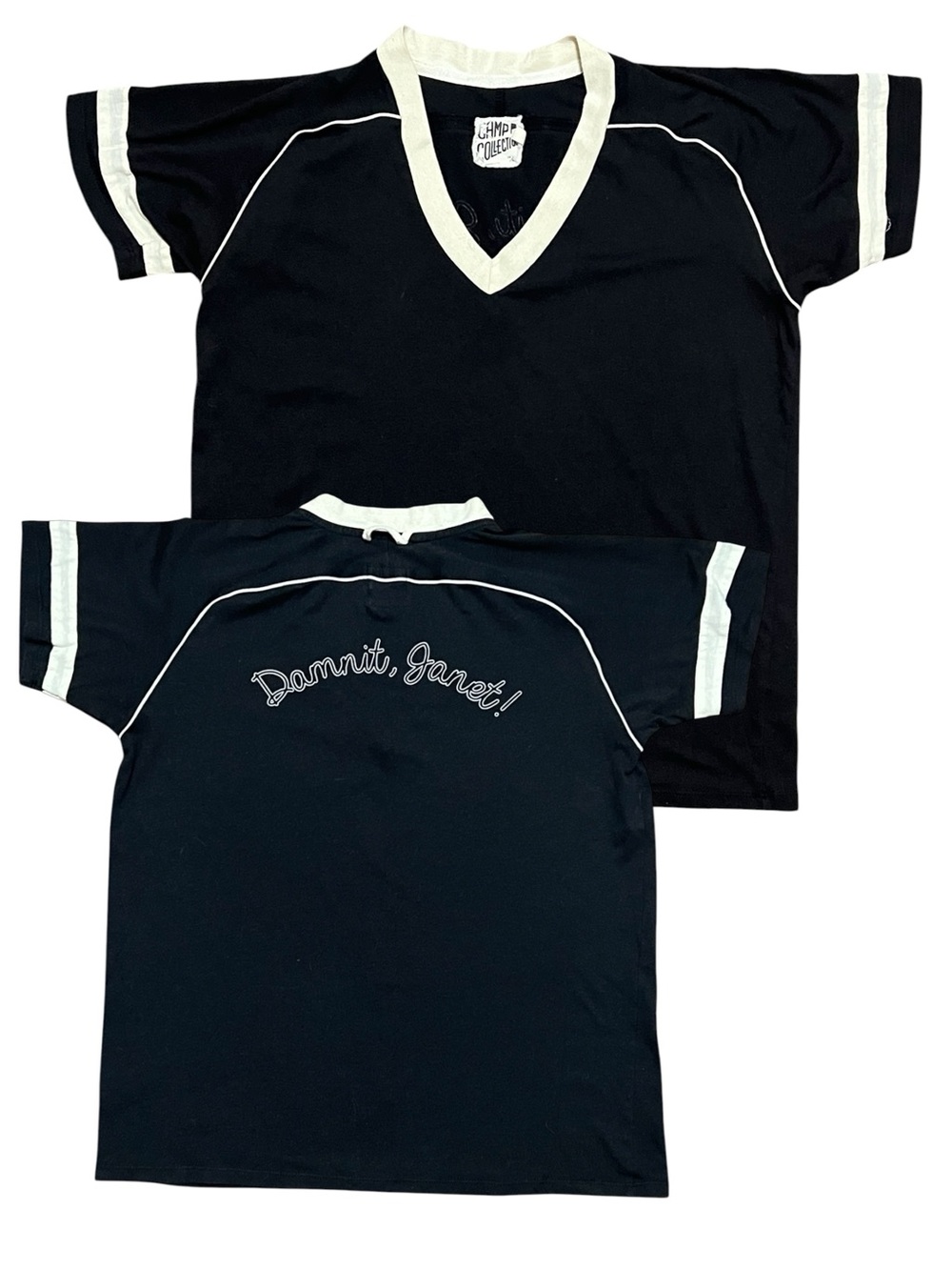 Camp Collective Dammit Janet Rocky Horror Retro Tee L